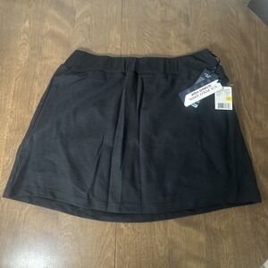 *BNWT* U.S. Polo‎ Assoc. Womens Black Feel Dry Skirt Shorts. Size Medium